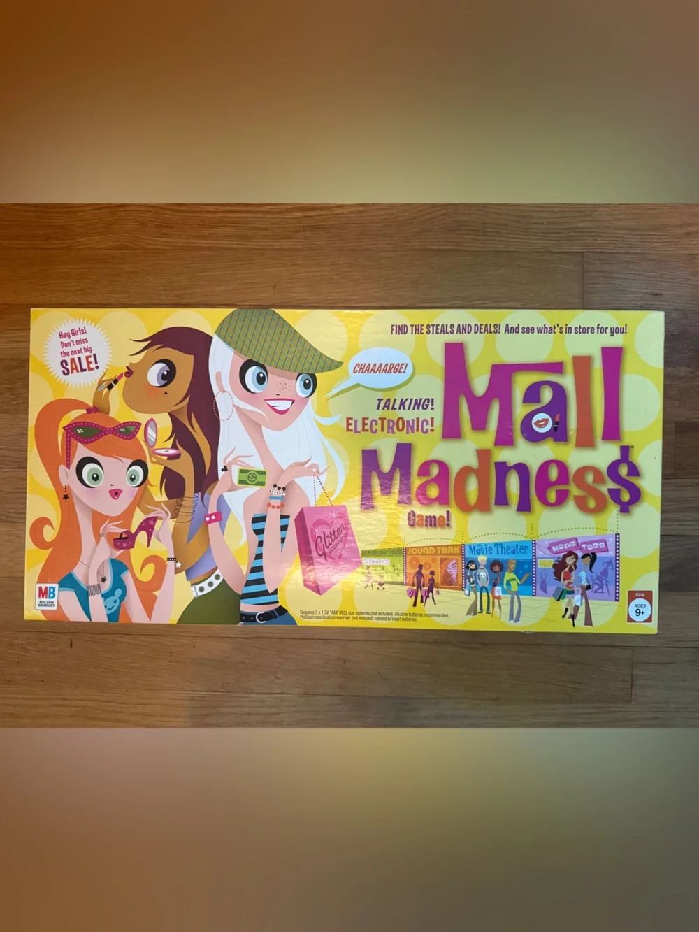 Milton Bradley Mall Madness Electronic Talking Shopping Board Game 2005